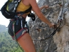 Frauke on ladder 2 (Lago di Garda)