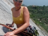 Frauke on wall (Lago di Garda, Italy)