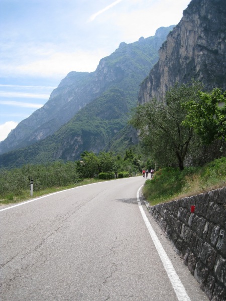 Cycling in the hills (Lago di Garda)