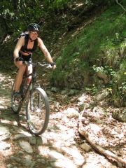 Frauke riding 2 (Lago di Garda)