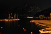 View of boats at night 2 (Lago di Garda)