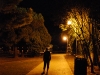 Frauke in street light (Lago di Garda)