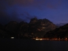 View of lake at night (Lago di Garda)