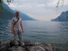 Cris beside lake (Lago di Garda, Italy)