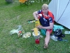 Cris is caught in the act (Lago di Garda, Italy)