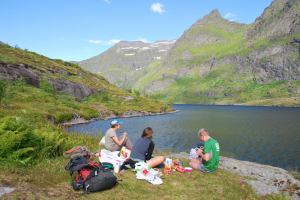 At campsite (Lofoten, Norway)