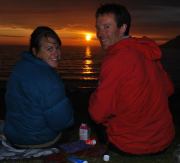 Chris + Em in midnight sun 2 (Lofoten, Norway) - crop