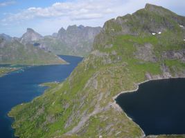 Two lakes (Lofoten, Norway)