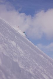Em skiing (Rørnestinden, Norway)
