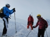 Chris, Aly, and Em chatting (Daltinden, Norway)