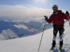 Chris at the top (Langdalstindane, Norway)
