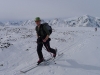 Cris at the summit (Daltinden, Norway)