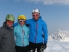 Cris, Em, Chris at the summit 2 (Storgalten, Norway)