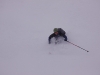 Cris is deep snow (Tomakdalen, Norway)