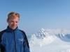 Cris on the summit 2 (Storgalten, Norway)