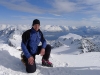 Cris on the summit 3 (Tafeltinden, Norway)
