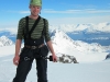 Cris on the summit (Tafeltinden, Norway)