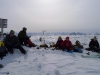 Cris, Tim, Emily, Aly, Hallvard on the summit (Daltinden, Norway)