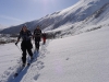Em, Hallvard, Ally ascending (Daltinden, Norway)