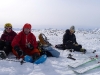 Emily, Aly, Hallvard on the summit (Daltinden, Norway)