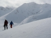 Hallvard and Aly near the summit (Rørnestinden, Norway)