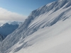 Snowy features (Langdalstindane, Norway)