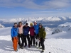 The crew on the summit (Tafeltinden, Norway)