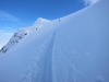 The last push before the summit (Tafeltinden, Norway)