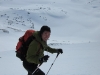 Tim ascending (Rørnestinden, Norway)
