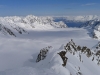 View down towards the fiords (Tafeltinden, Norway)