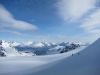 View towards fiords (Tafeltinden, Norway)