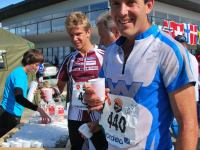 Chris after finishing (Midtnattsolgaloppen 2009)