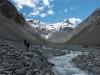 Blue sky heading up the valley towards the Havelock Glacier (Mountain Rafting Dec 2018)