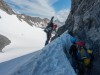 Chris lowering Cris (Mountain rafting Dec 2018)