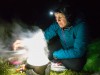 Emily cooking (Mountain rafting Dec 2018)