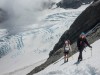 Pat and Georgia above the Frances Glacier (Mountain Rafting Dec 2018)