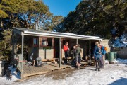 Mt Arthur Hut (Walk up Mt Arthur July 2021)