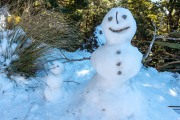 Snow people (Walk up Mt Arthur July 2021)