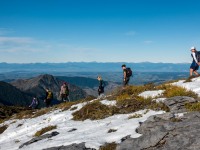 Descending (Walk up Mt Arthur July 2021)
