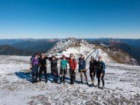 Us at the top (Walk up Mt Arthur July 2021)
