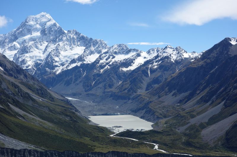 View from the track towards Mt Cook (Mueller Hut Jan 2014)
