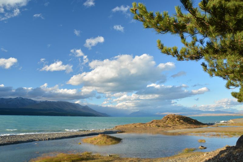 View towards Lake Pukaki (Mueller Hut Jan 2014)