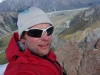 Cris and Mt Cook Villiage below (Mueller Hut Jan 2014)