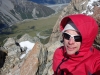 Cris on the ridge to Mt Ollivier 2 (Mueller Hut Jan 2014)