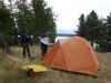 Setting up the tent (Mueller Hut Jan 2014)