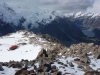 View down to the hut (Mueller Hut Jan 2014)