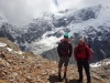 William and Cris on the ridge (Mueller Hut Jan 2014)