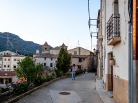 Outside near our Air BnB in Cornudella de Montsant (Muntanyes de Prades May 2022)