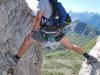 Ulli climbing (Nebelhorn Klettersteig, Germany)