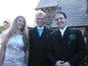 Gina, Cris, Simon (Simon and Anita's wedding)
